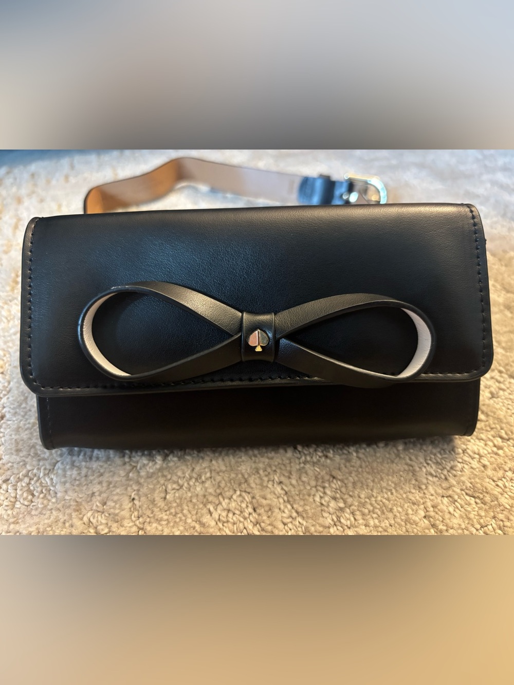 Kate Spade New York Smooth Leather Bow Belt Bag